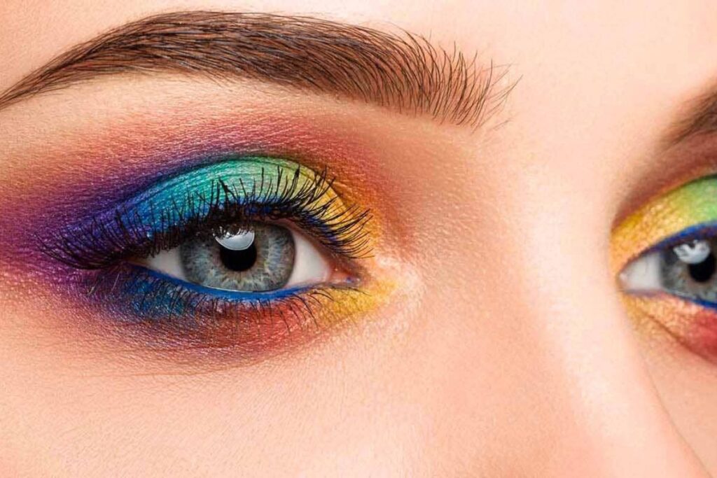 Bold and Colorful Eye Makeup