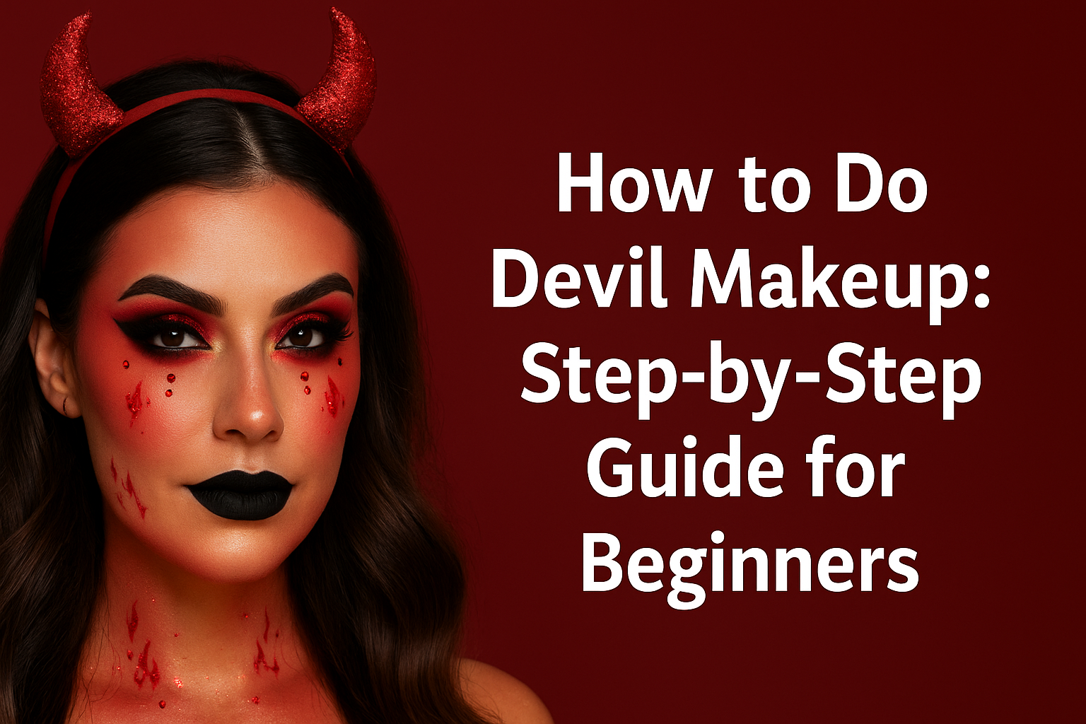 How to Do Devil Makeup: Step-by-Step Guide for Beginners | Streakblogs