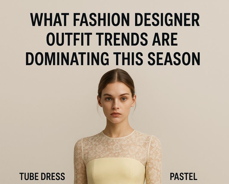 Fashion Forward: What Fashion Designer Outfit Trends Are Dominating This Season