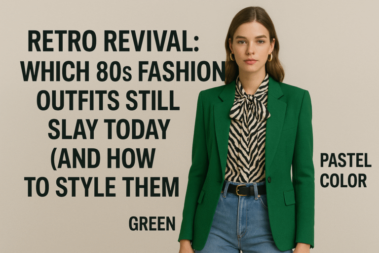 Retro Revival: Which 80s Fashion Outfits Still Slay Today (And How to Style Them)