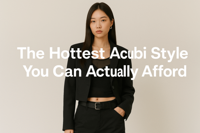 The Hottest Acubi Style You Can Actually Afford: Your Budget-Friendly Guide to Looking Like a Seoul It-Girl