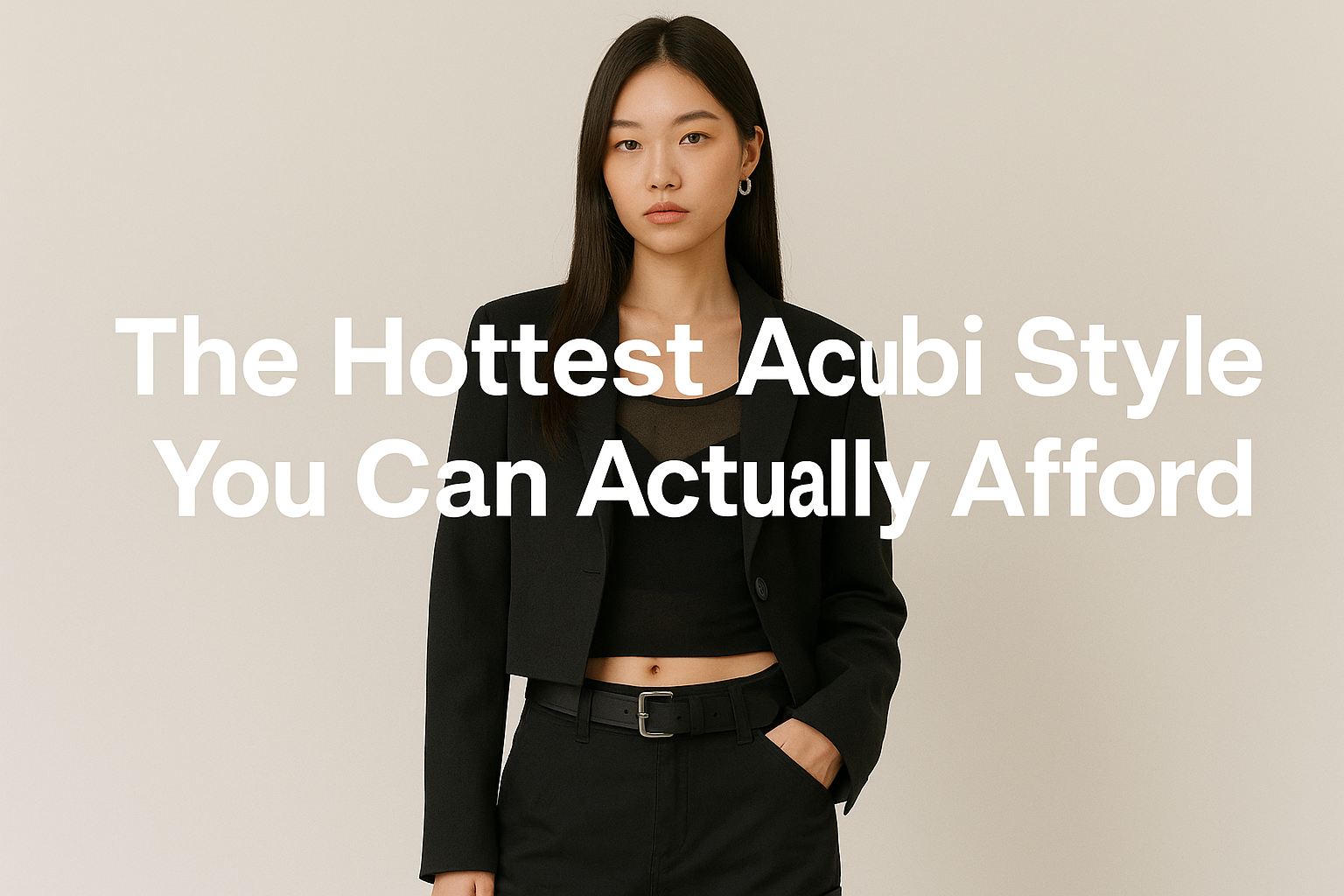 The Hottest Acubi Style You Can Actually Afford: Your Budget-Friendly Guide to Looking Like a Seoul It-Girl