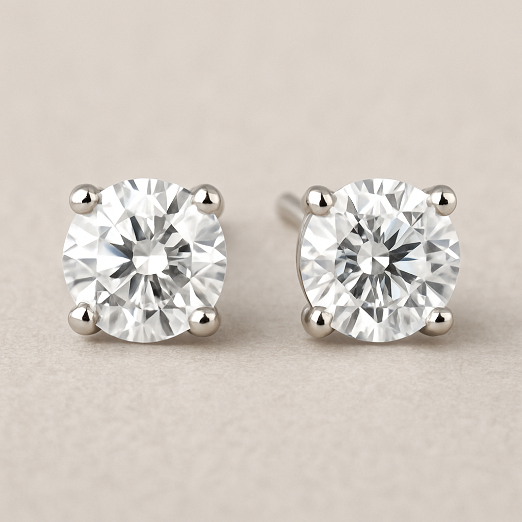 Stud-Diamond-Earrings-for-a-Classic-Touch