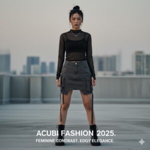 With Mini Skirts for Feminine Contrast